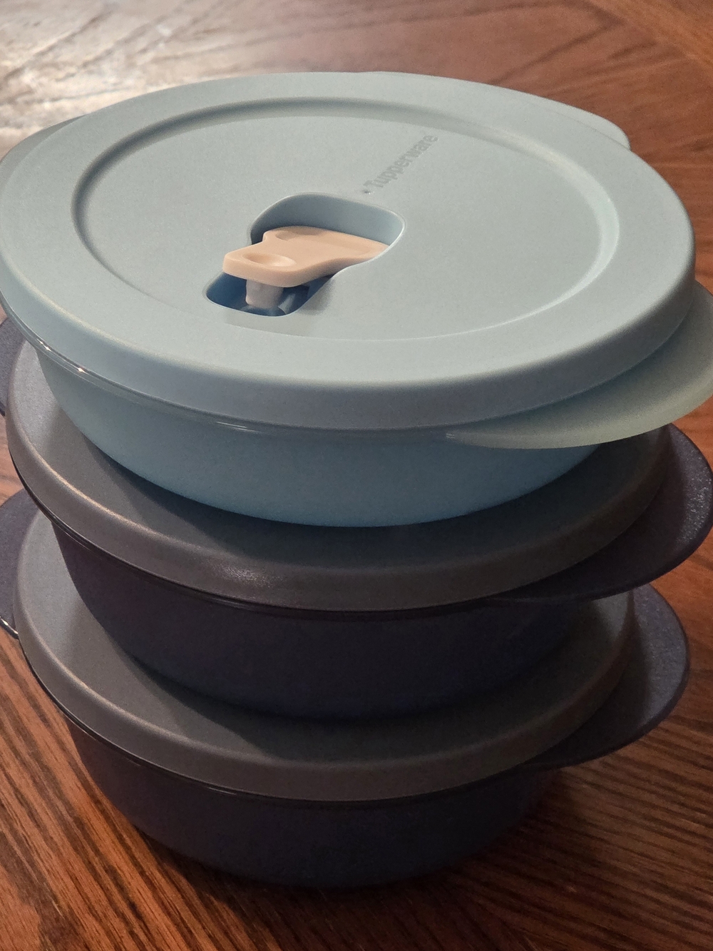 TUPPERWARE CRYSTAL WAVE TRIO NWT